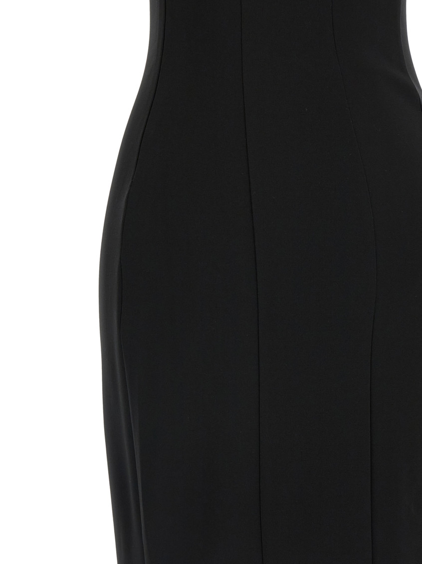 Draped Padded Cup Maxi Dress