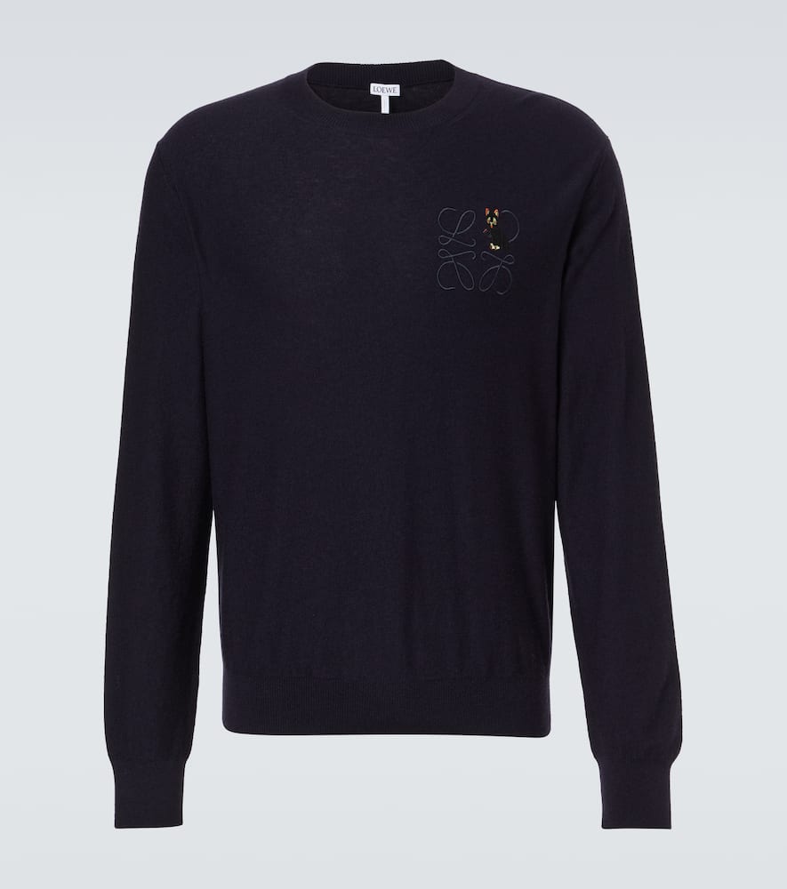 X Louis Wain Anagram wool-blend sweater