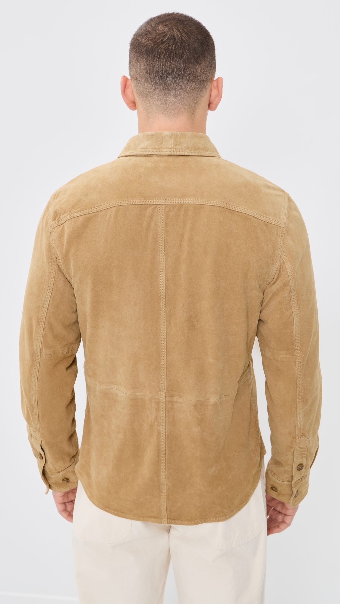 Original Label Lightweight Goat Suede Jacket Berkshire Tan