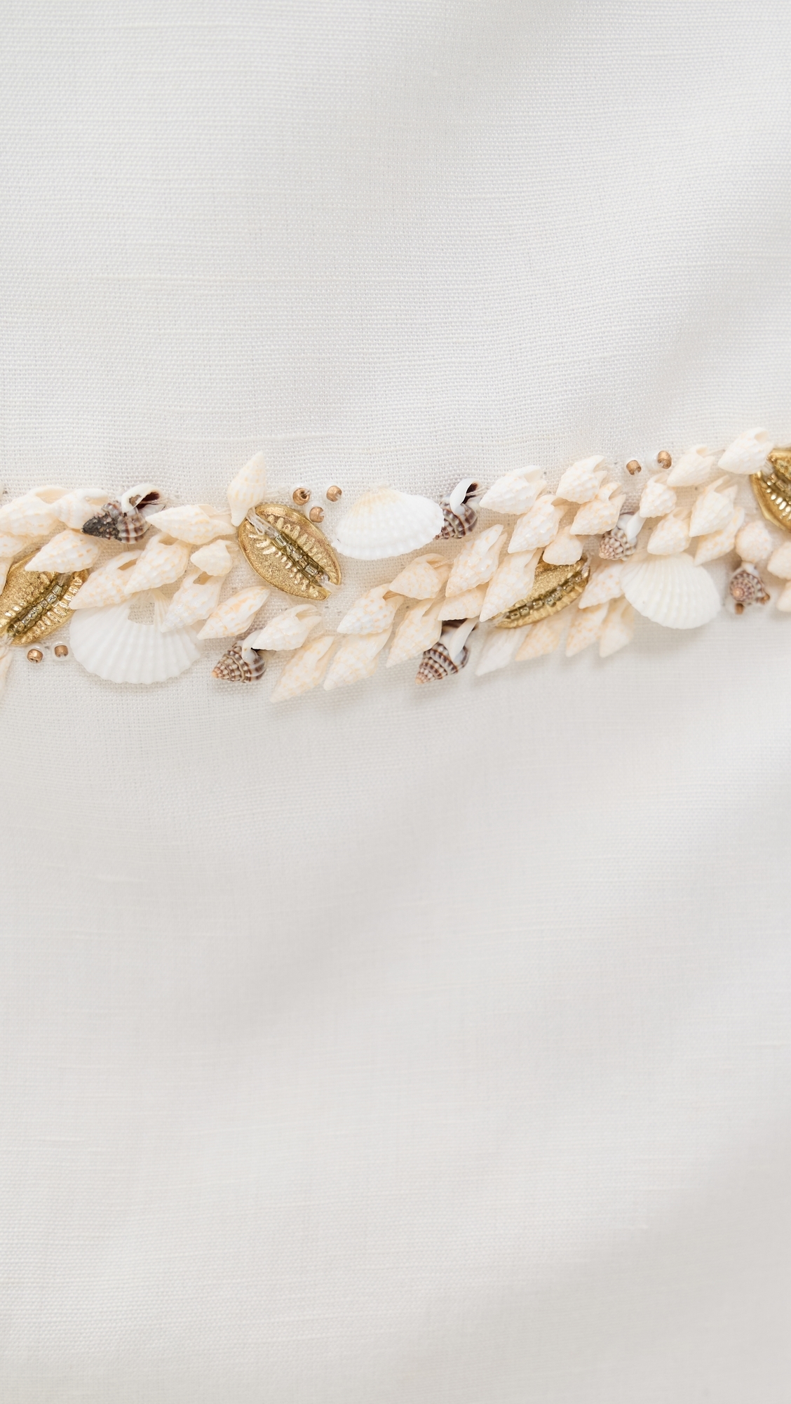 Shell Mini Dress Ivory
