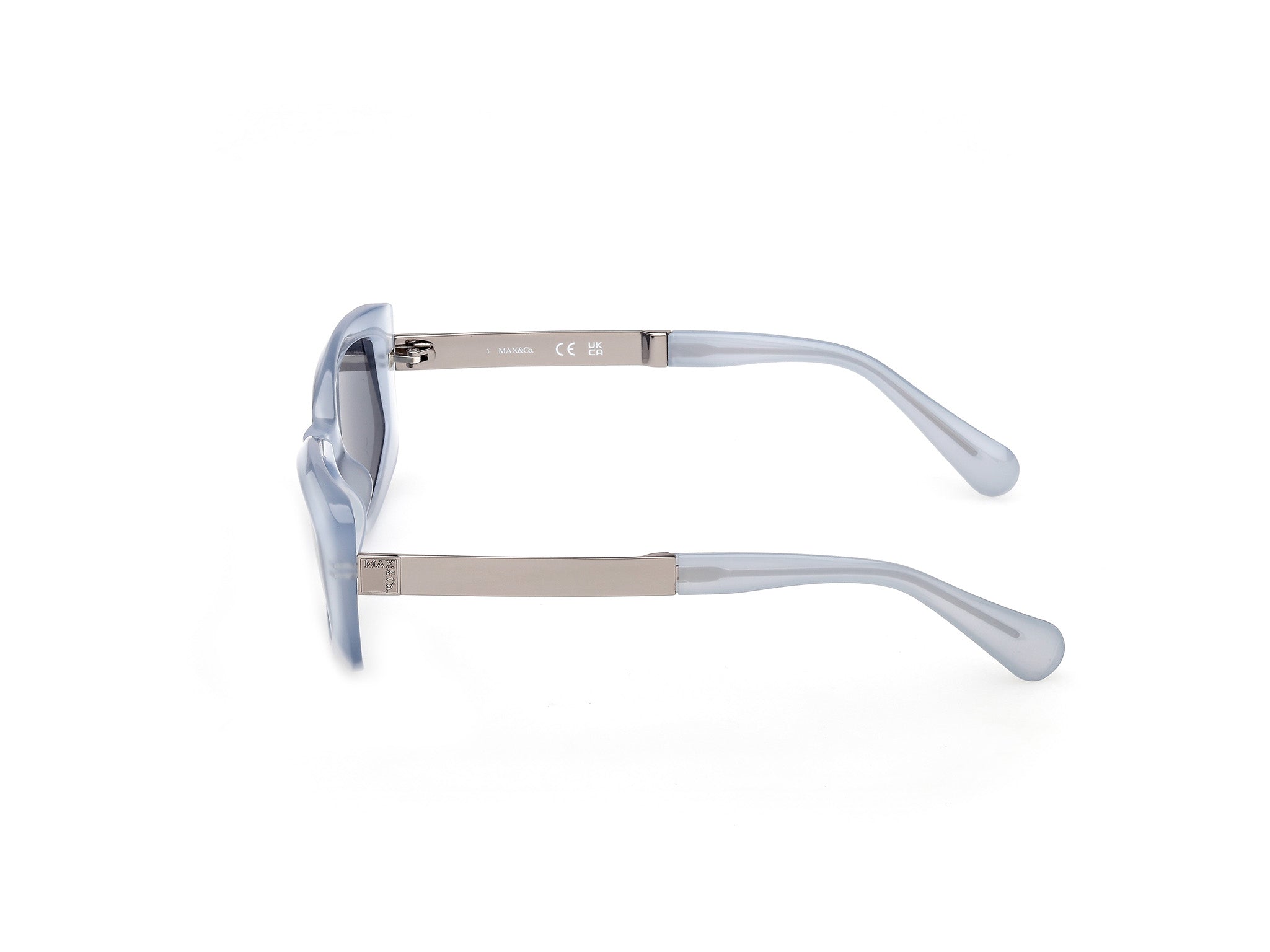 MAX&Co Mujer MAX&Co MO0144 84V Gafas de sol Inyectado Azul Azul Cuadrada Norma