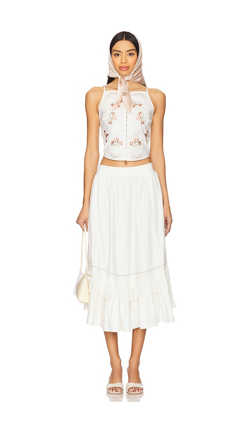 Free People SET FREE PEOPLE MAEBERRIE in Ivory. Größe XS. Also in L, M