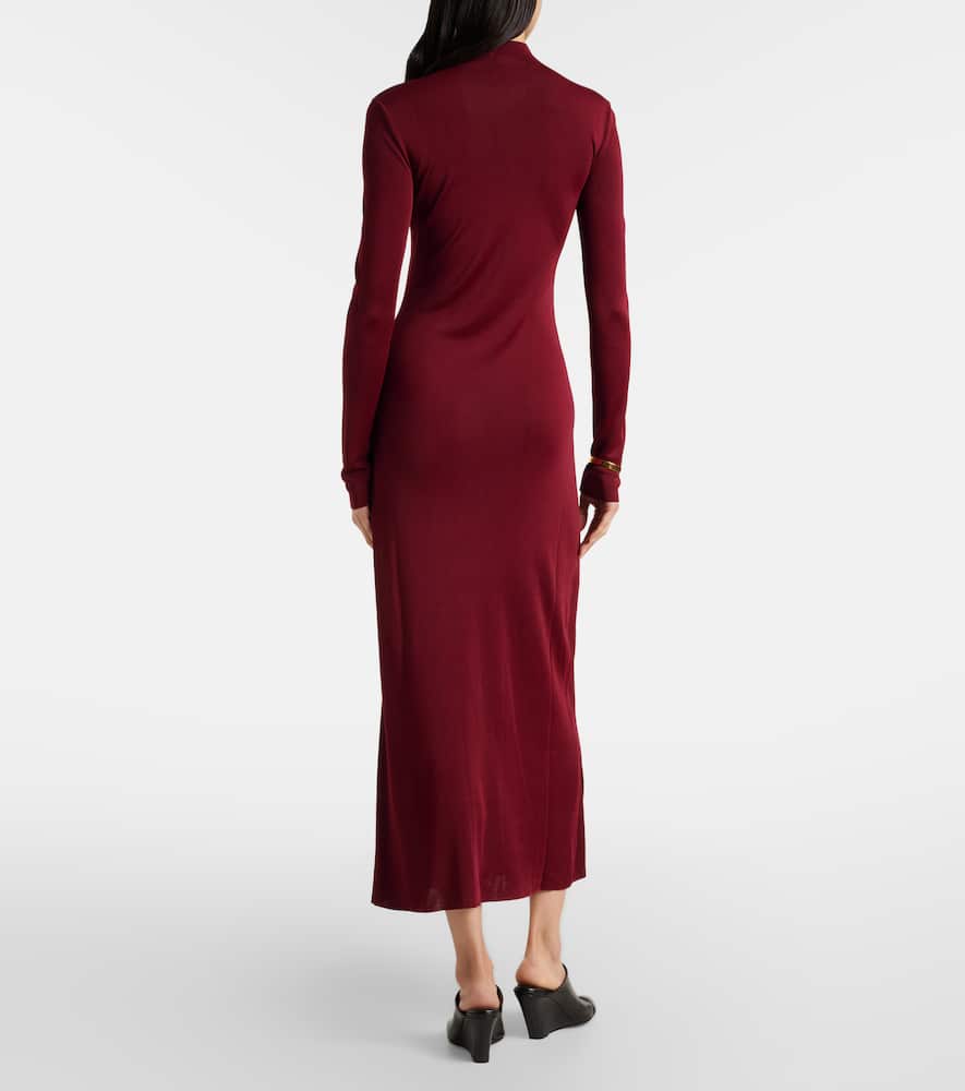 Jersey maxi dress