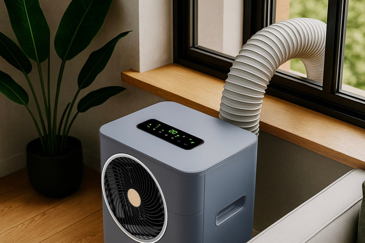 Swan Portable 9000 Btu 1 Air Conditioner In Grey