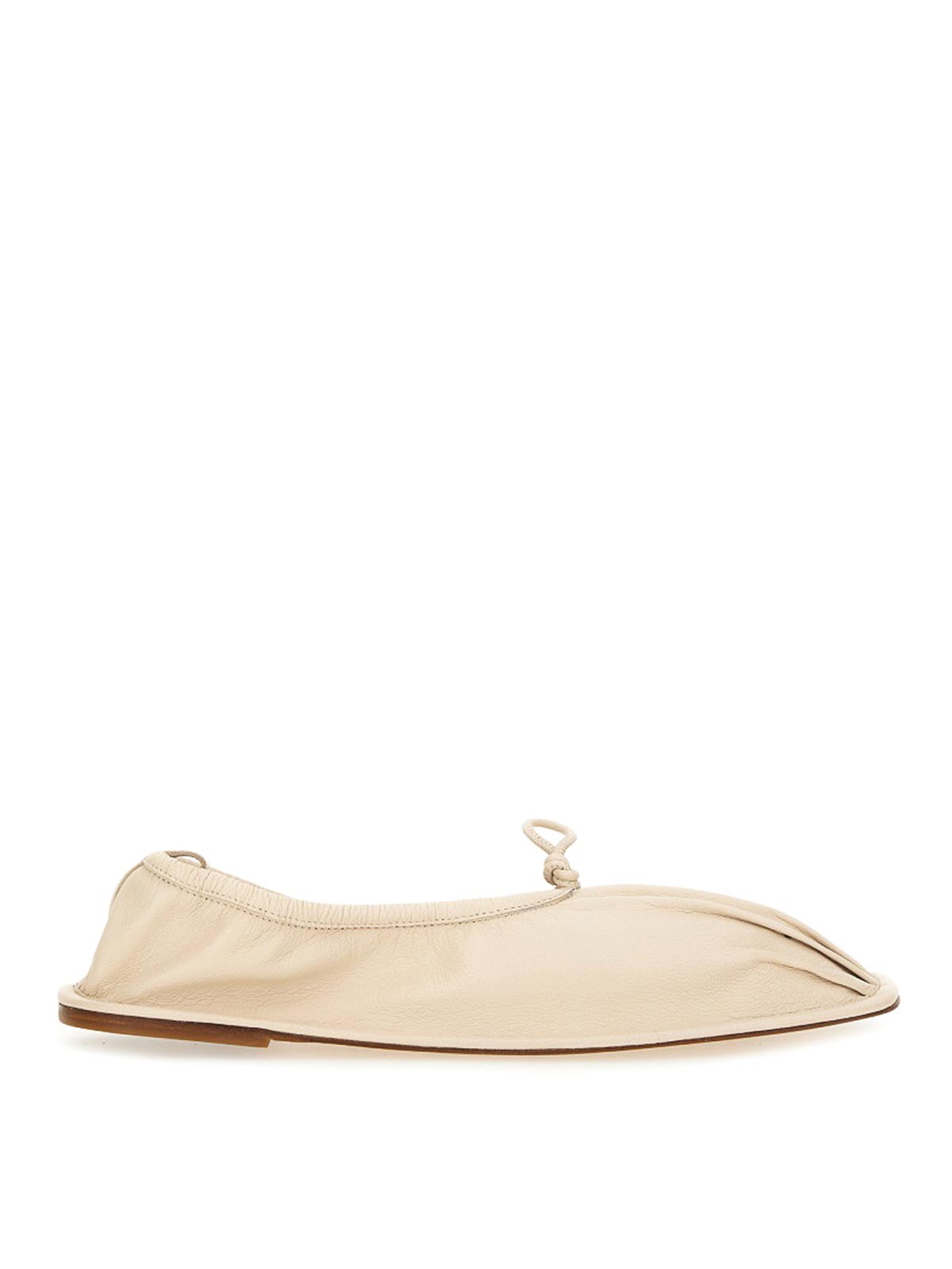 Leather flats