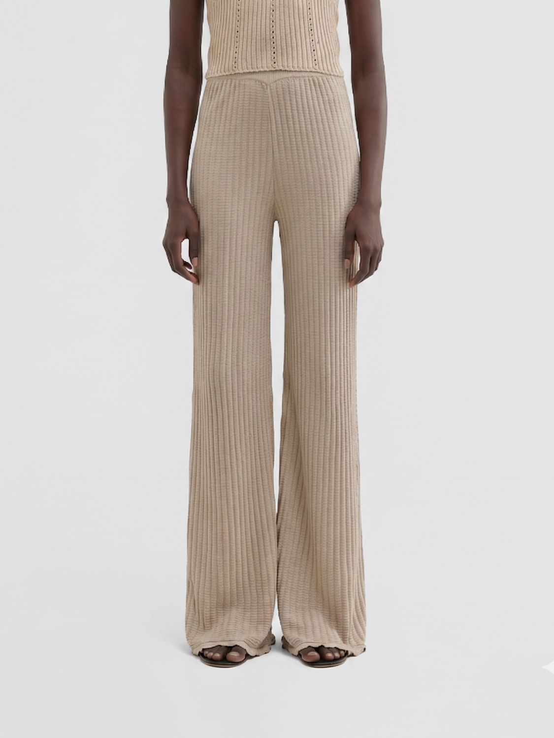 Pants Woman color Beige