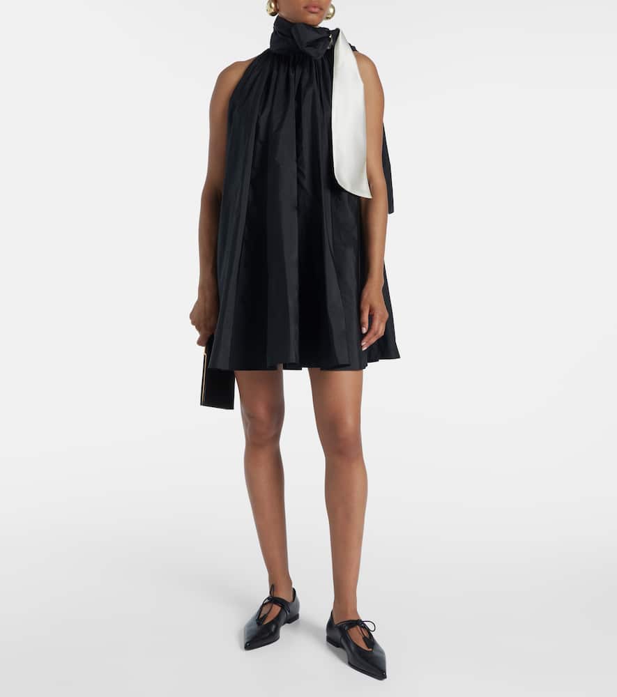 Pleated minidress