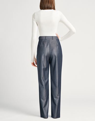 Woman Pants Slate blue Size 4 Virgin Wool, Polyamide, Cotton