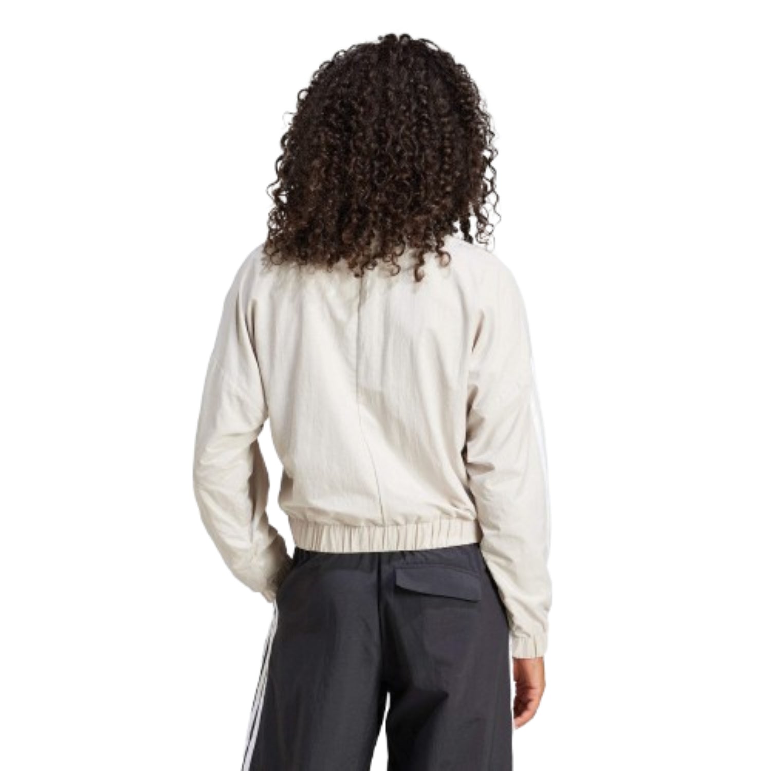 (WMNS) Essentials 3-Stripes Lifestyle Woven Bomber Jacket 'Grey'
