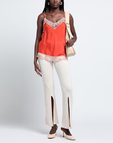 Woman Top Coral Size 2 Viscose, Cupro, Polyester, Polyamide