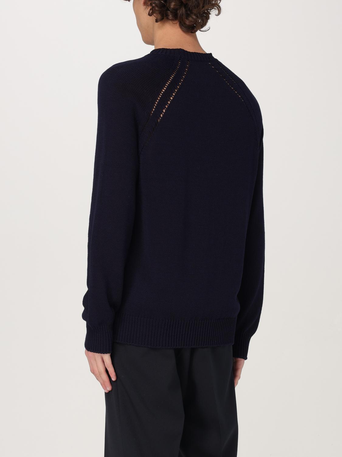 Fine-knit cotton jumper - Green