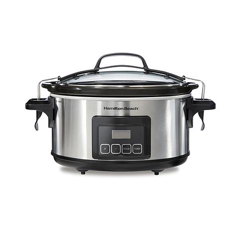 Programmable Stay or Go 6 Quart Slow Cooker