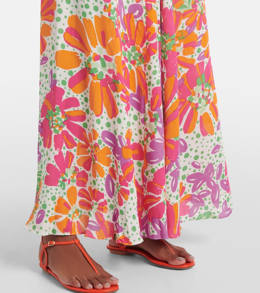 Cecile floral maxi dress