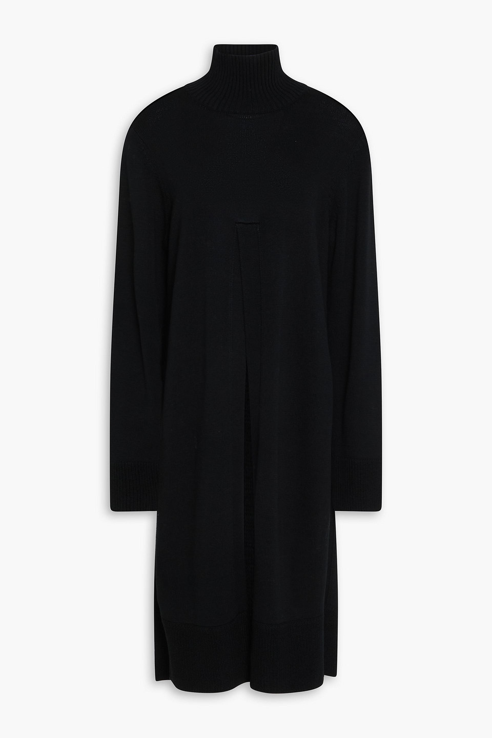 Cotton turtleneck sweater - Black - L