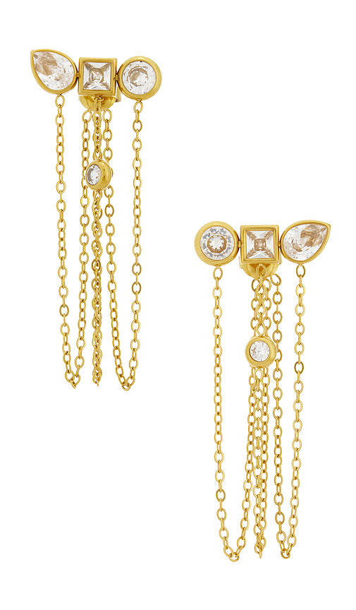 BRACHA Tate Earrings in Metallic Gold