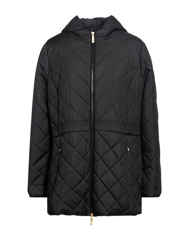 Woman Puffer Black Size 10 Polyester