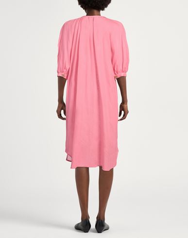 Ballantyne Woman Midi dress Pink Size 4 Linen