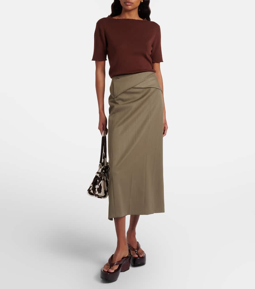 Cotton, silk, and cashmere sweater