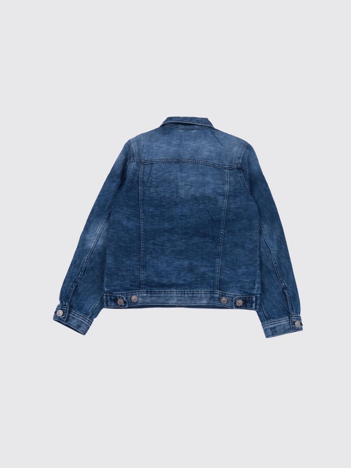 Coat Kids color Blue