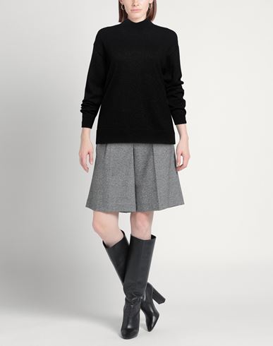 Woman Turtleneck Black Size XL Polyamide, Viscose, Wool, Metallic fiber, Cashmere