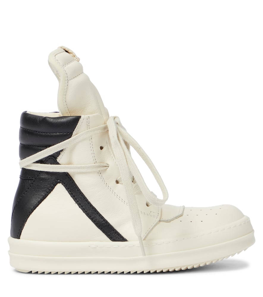 Geobasket leather high-top sneakers
