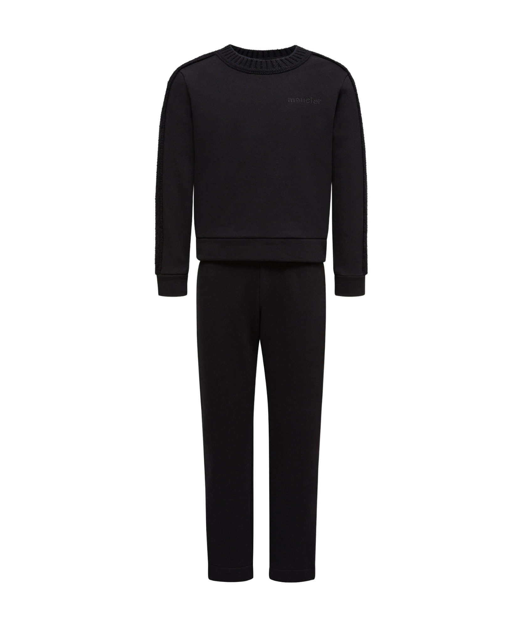 Wool-Trimmed Cotton Tracksuit Set