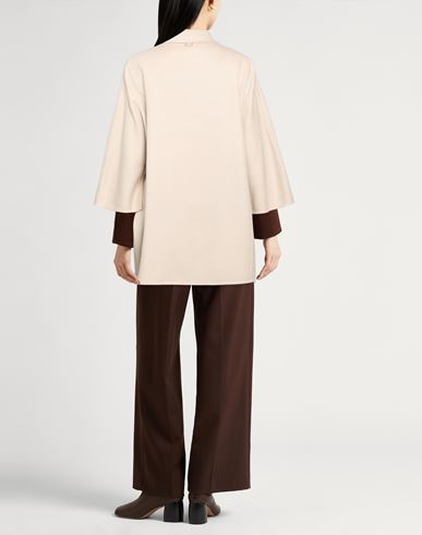 Woman Coat Ivory Size L Cashmere