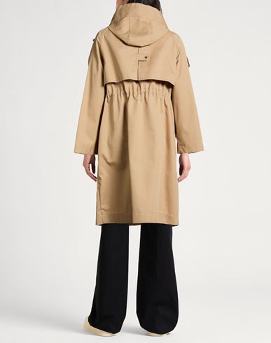 Paltò Woman Overcoat & Trench Coat Sand Size 8 Polyester, Cotton