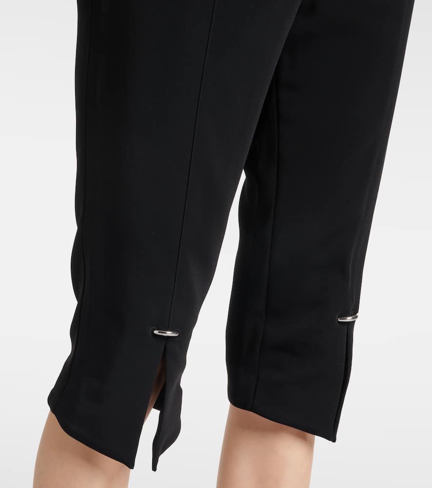 Pierced capri pants