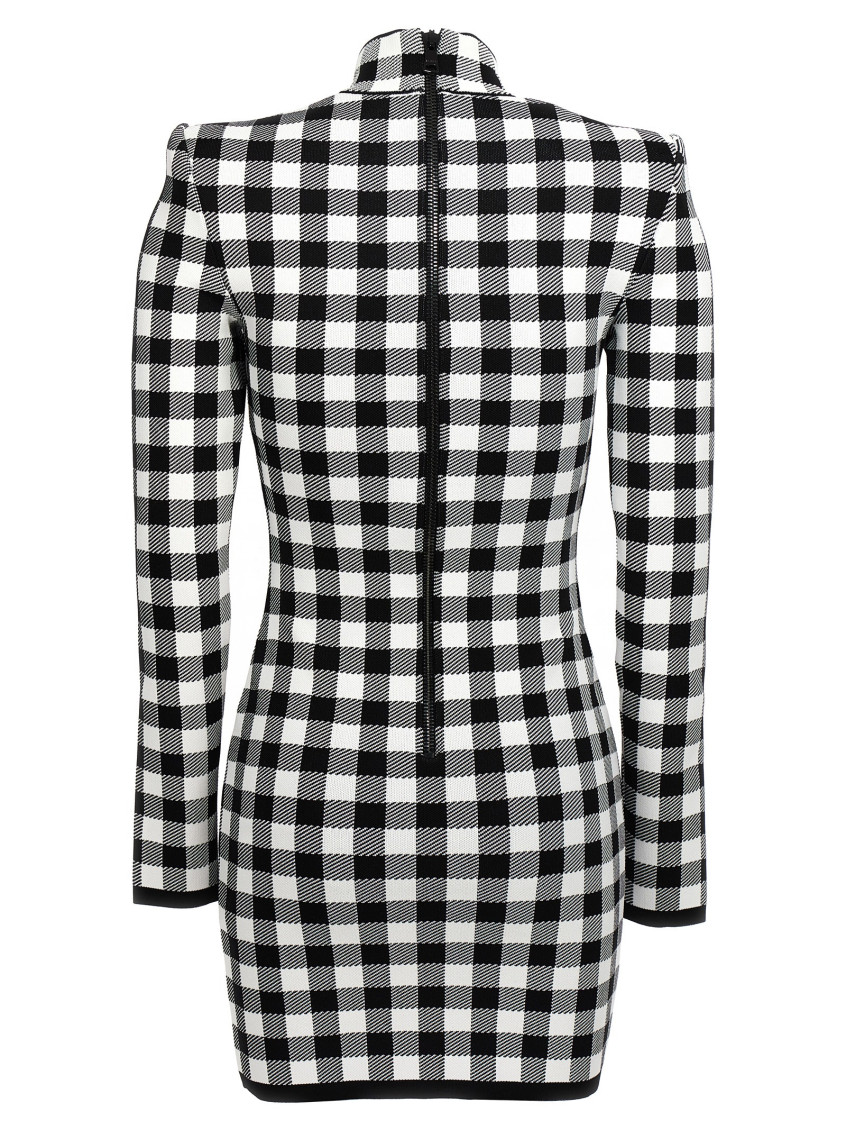 Vichy Knit Dress