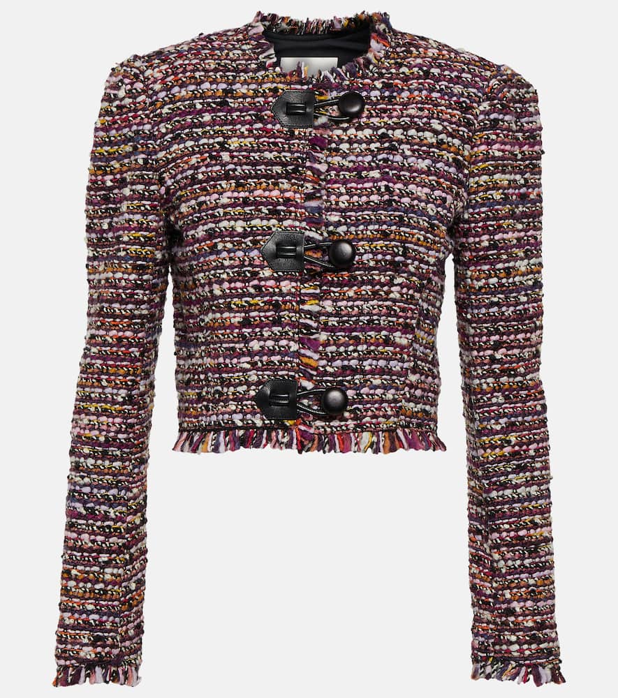 Gradilia cropped wool-blend jacket