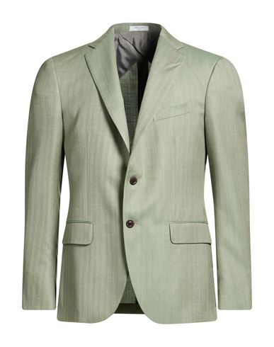 Man Blazer Sage green Size 36 Virgin Wool, Silk