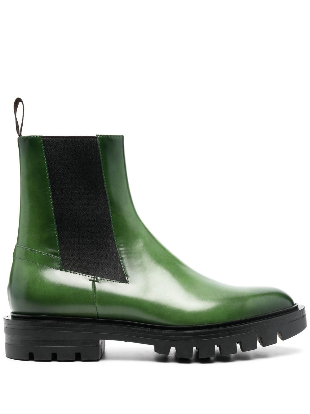 Elasticated side-panel boots - Green