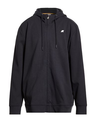 Man Sweatshirt Navy Size 3XL Cotton, Polyester, Elastane