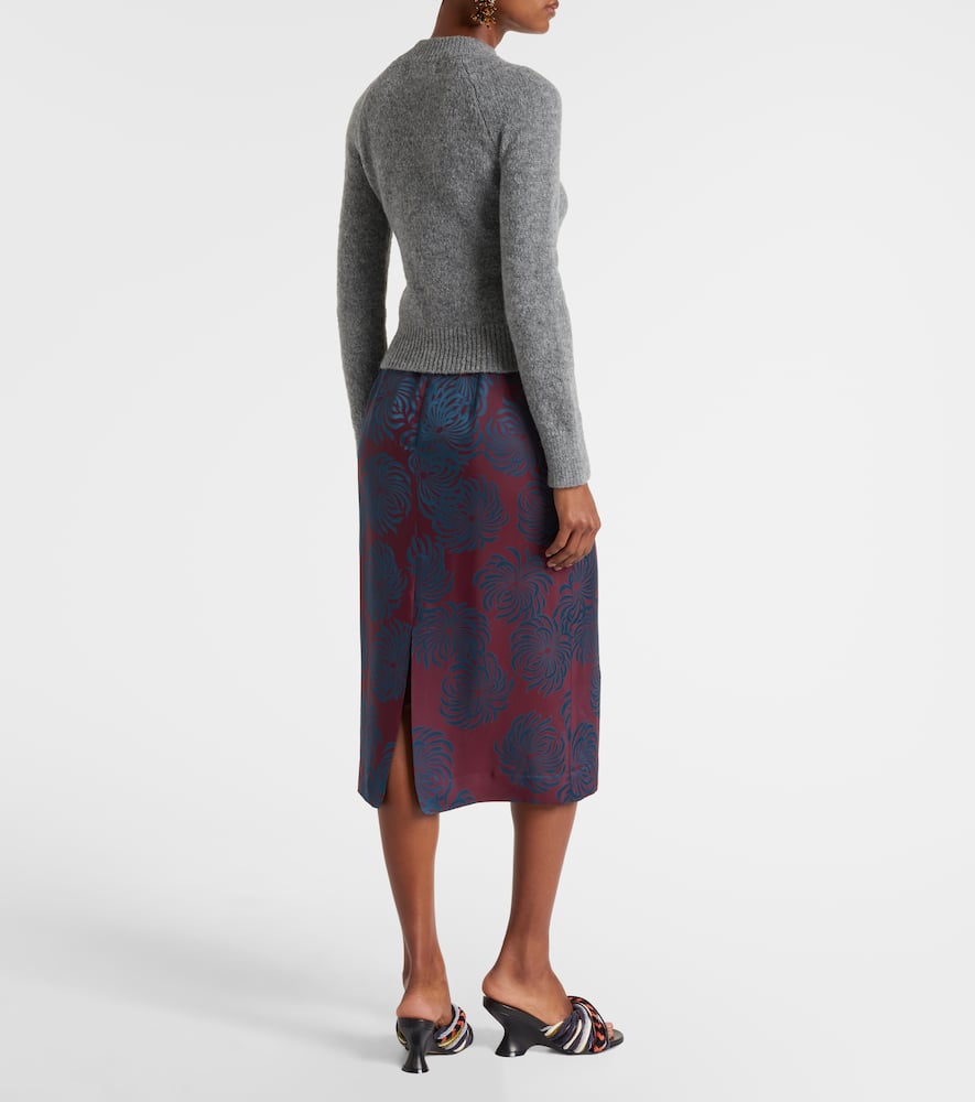 Alpaca and wool-blend sweater