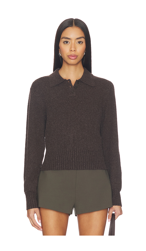 Lovers and Friends Mattelyn Polo Sweater in Grey. - XL also in XS, XXS, S