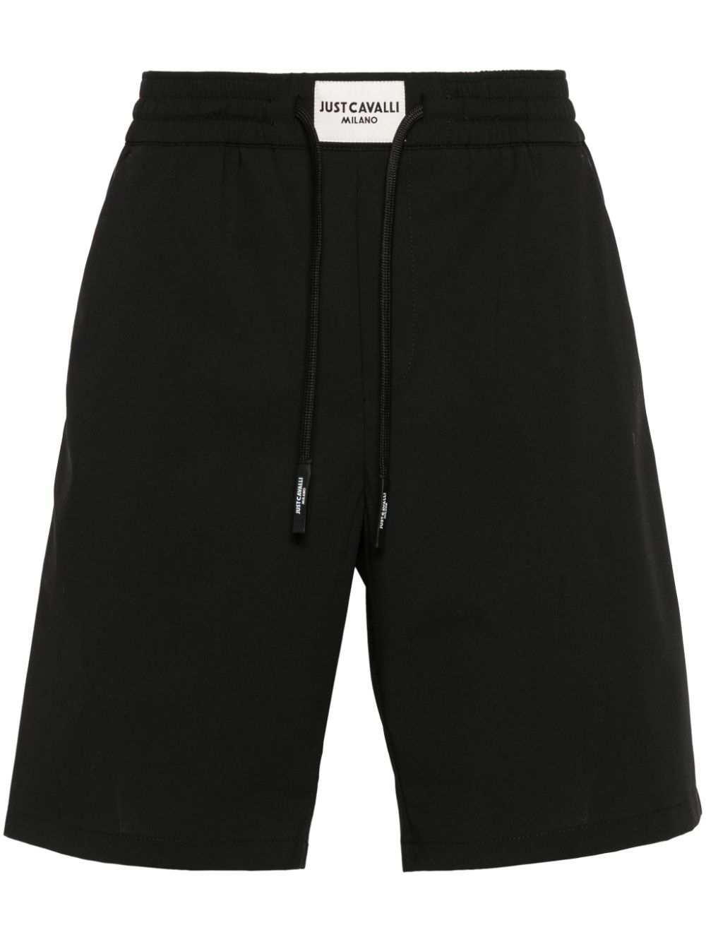 Logo-patch bermuda shorts - Black