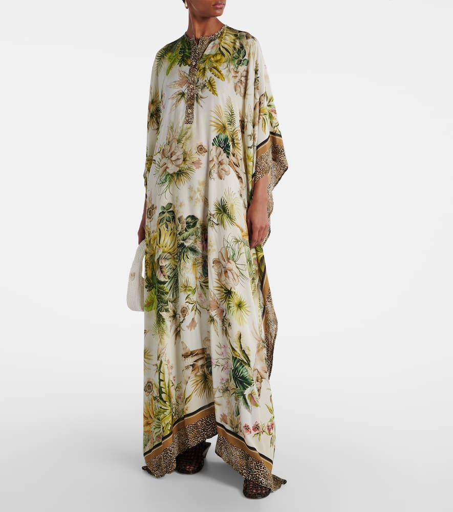 Savannah printed chiffon kaftan