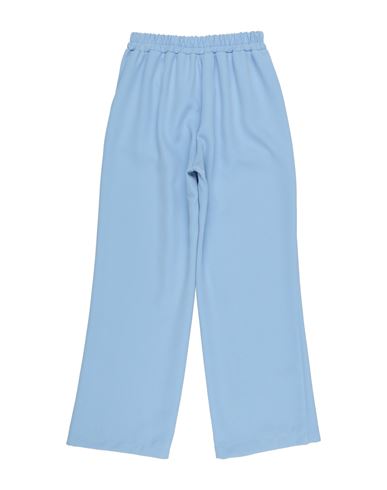 L:ú L:ú By Miss Grant Kid Girl Pants Light blue Size 12 Polyester, Elastane