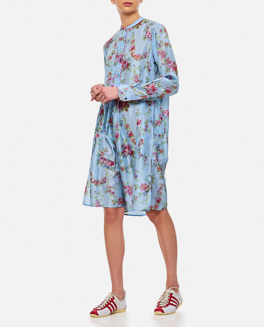 Sky Blue Printed Dress
