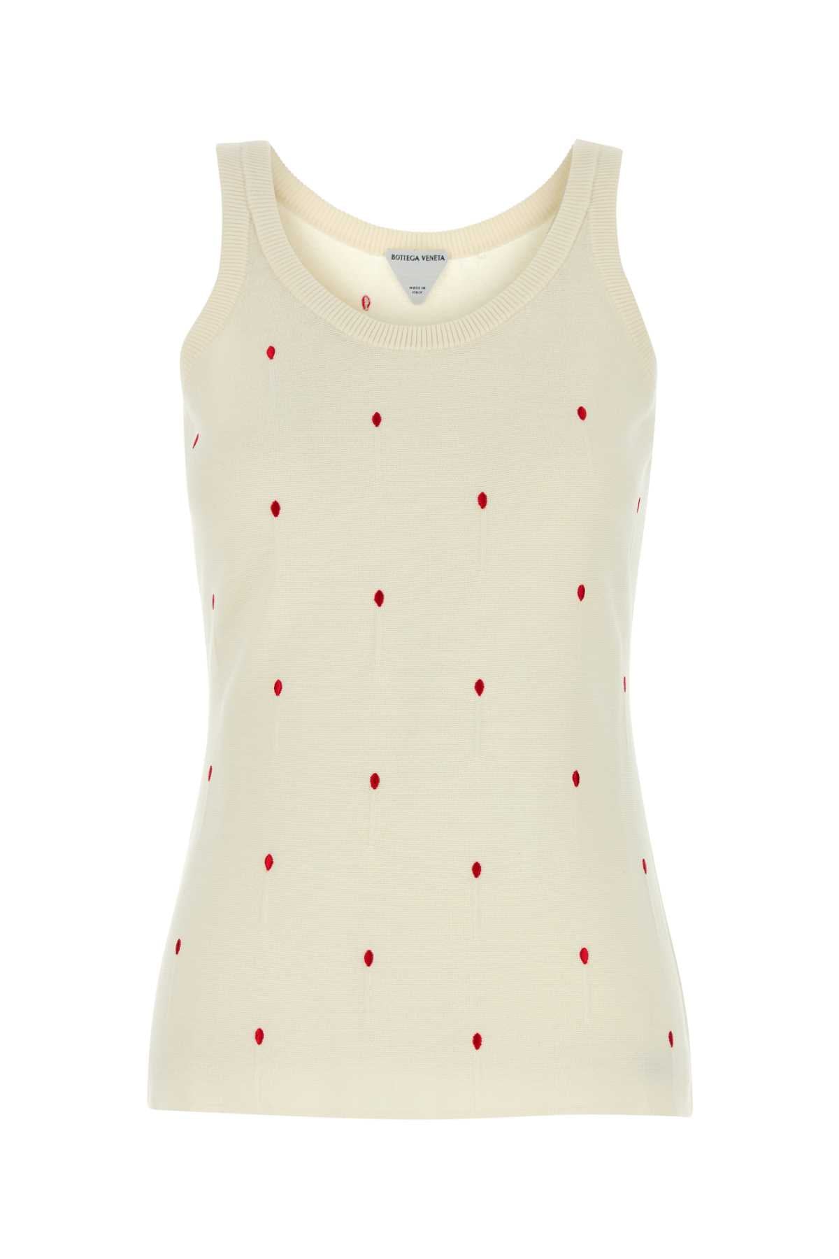 Fiammifferi Tank Top — Beige