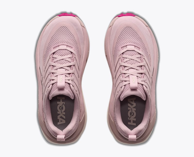 HOKA Women's Stinson 8 Shoes in Pink Opal/Alabaster