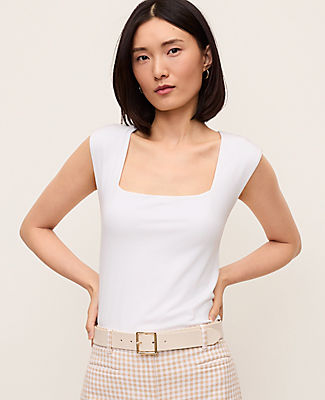 Ann Taylor Square Neck Top