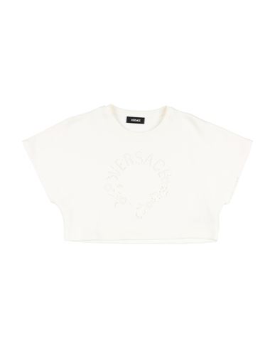 Kid Girl Sweatshirt Ivory Size 12 Cotton