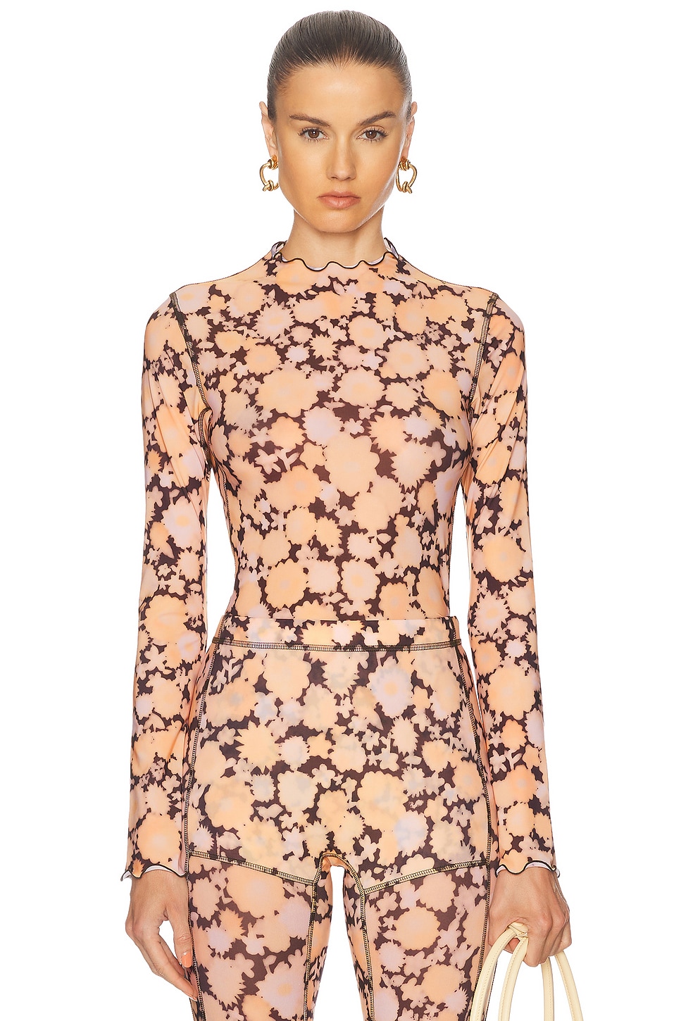 KNWLS Halcyon Top in Peach. -  XS also in L