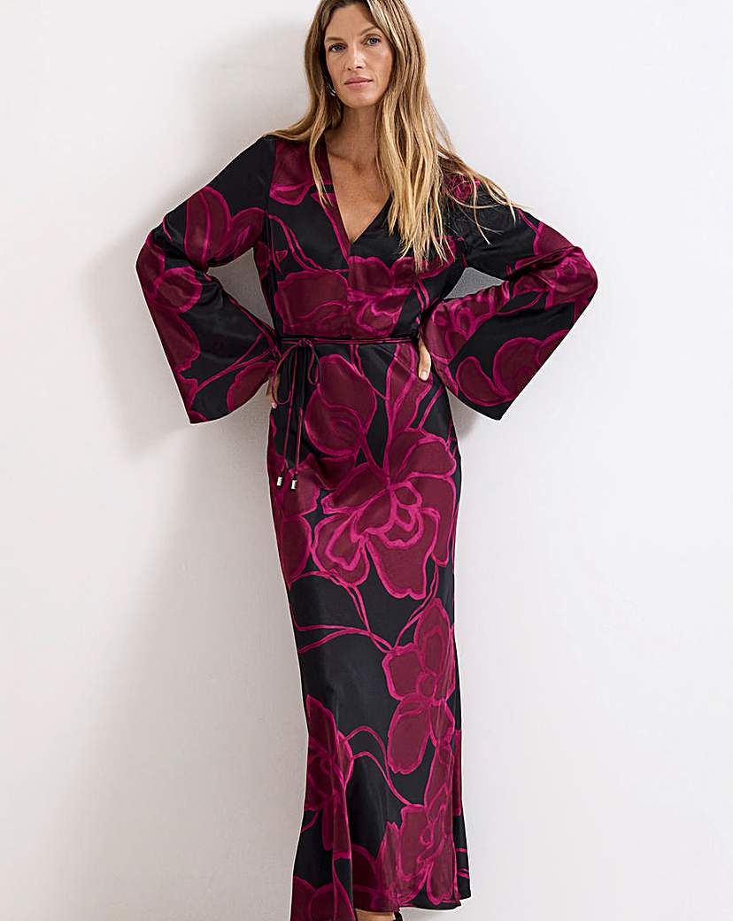 Phase Eight Rhea Printed Satin Dre
