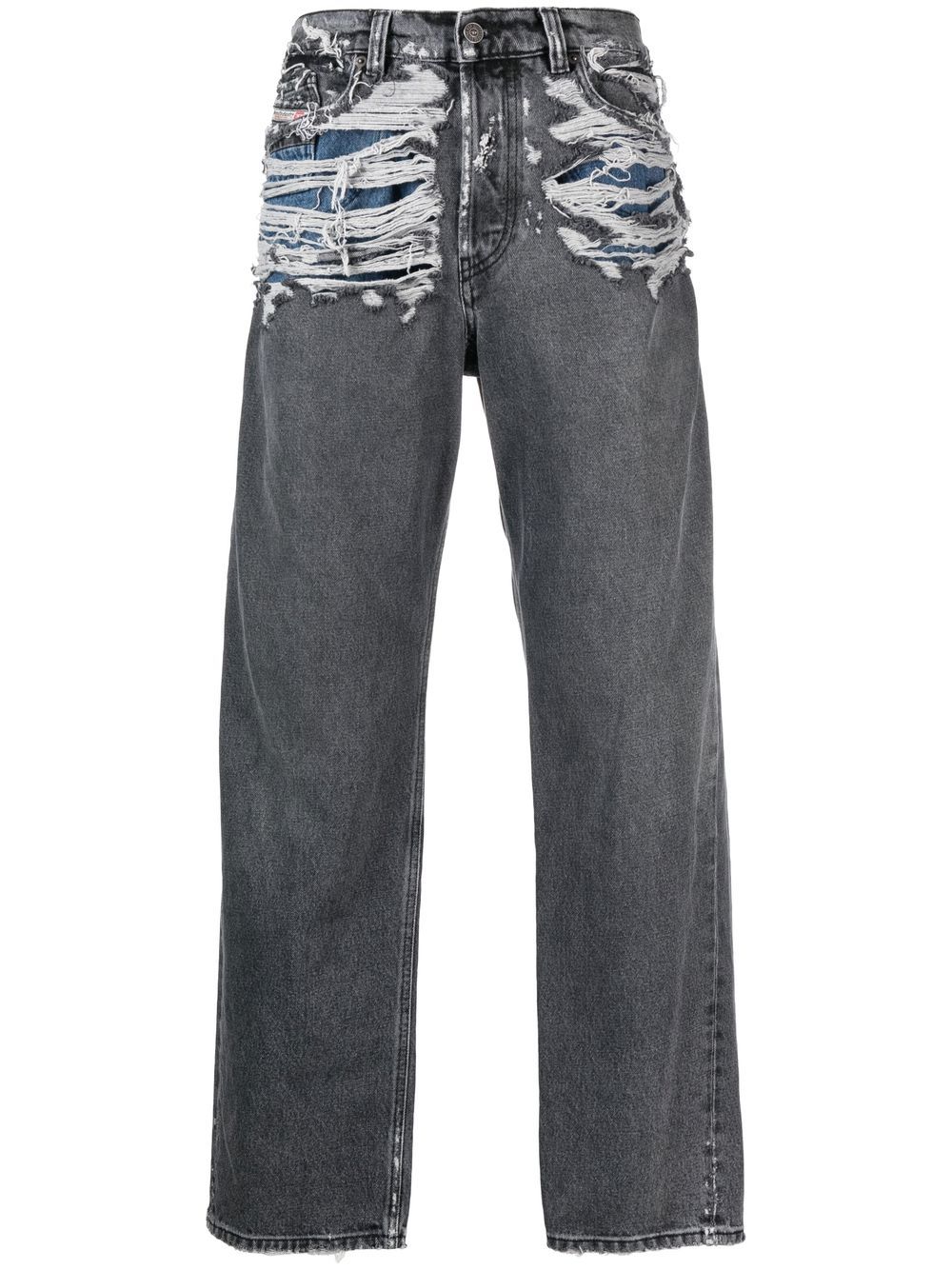 2010 007j4 straight-leg jeans - Grey