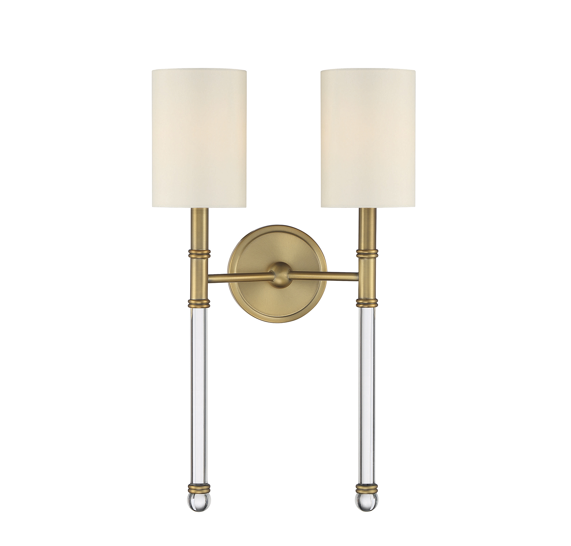 Fremont 2-Light Wall Sconce in Warm Bra