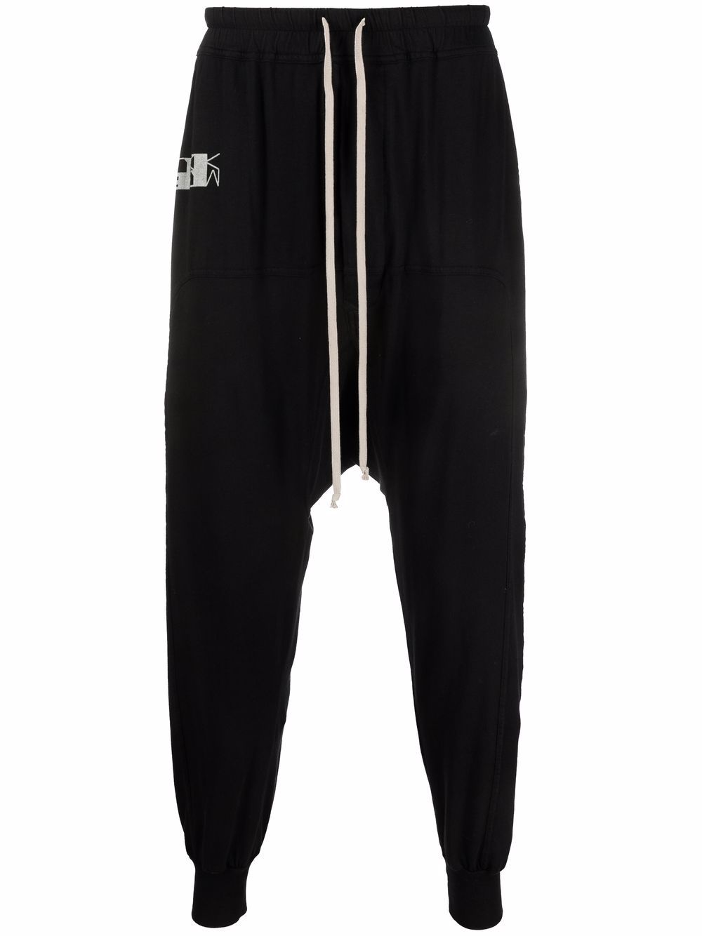 Drop crotch tapered track pants - Neutrals