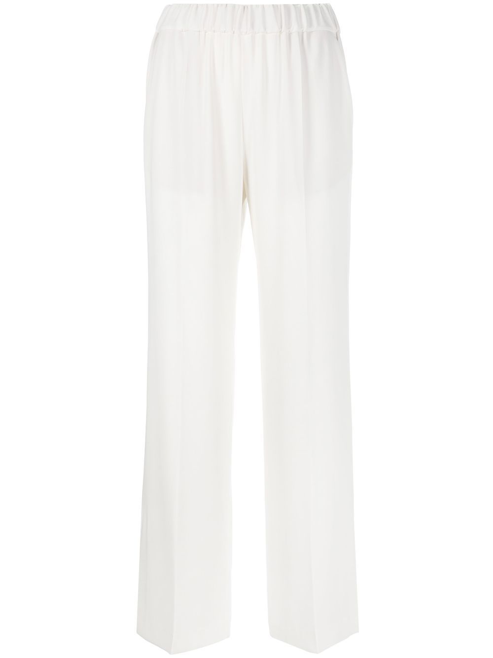 White Cady Elasticated Trousers